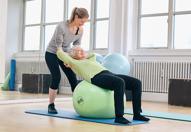 therapeutic-ball-ambassador-physical-therapy-mathews-waxhaw-monroe-charlotte-nc